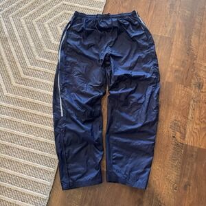 Vintage Wilson Lined Windbreaker Track Pants Mens XL w/Zip Ankle Baggy Y2K